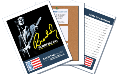 Backstage Guide for BUDDY – THE BUDDY HOLLY STORY