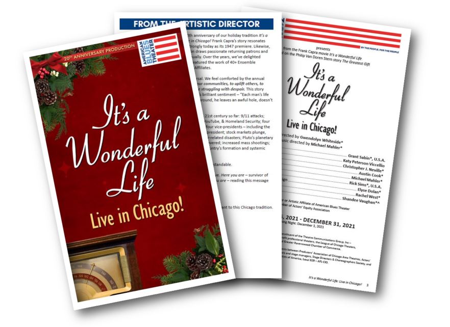 Program for 2021 IT’S A WONDERFUL LIFE: LIVE IN CHICAGO!